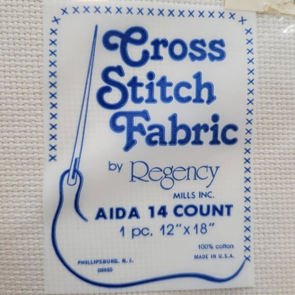 Aida 14 Count Lot of 8 Cross Stitch Fabric Cotton Asst Colors 12 x 18 Each - Picture 9 of 9